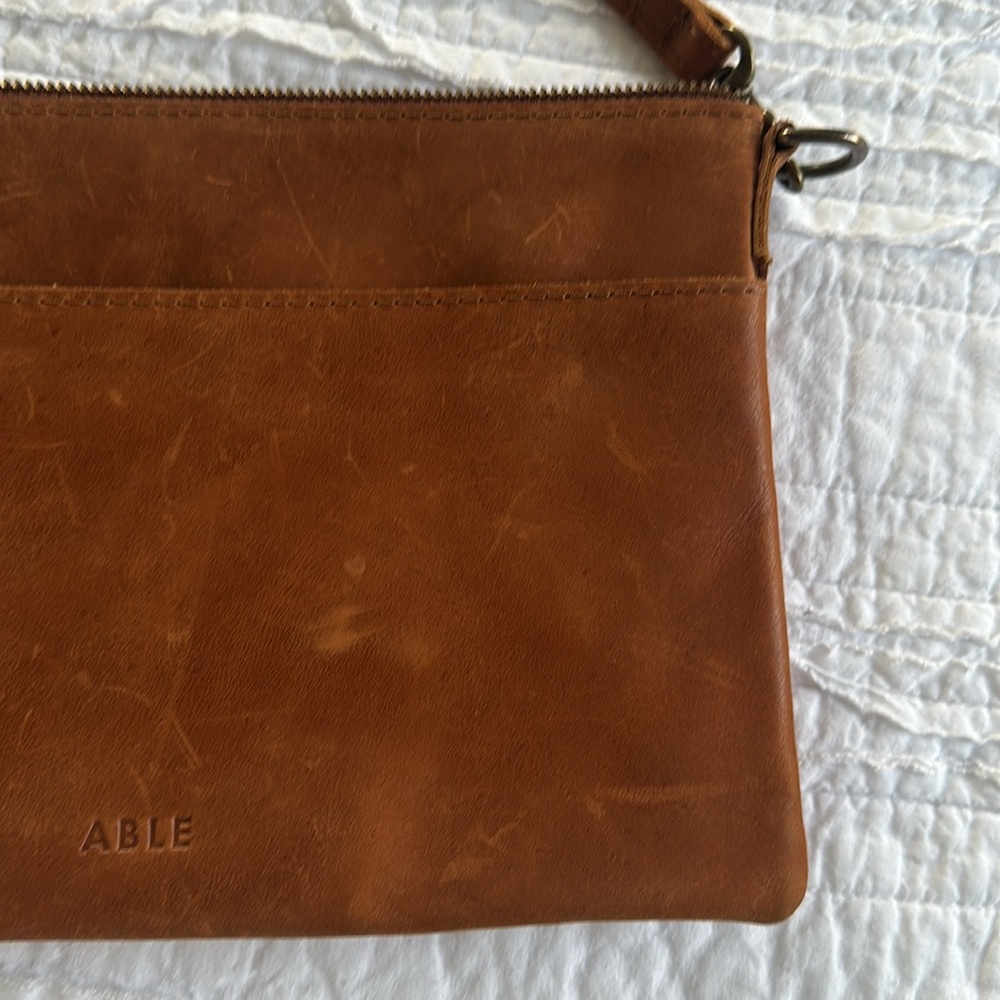 ABLE Leather Crossbody Purse - Picture 3 of 7
